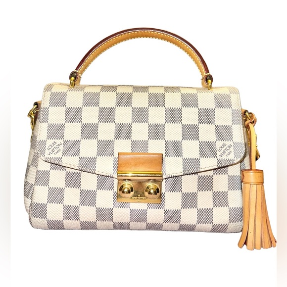 158 Preloved  Louis Vuitton LV Croisette in Damier Azure - Picture 4 of 11